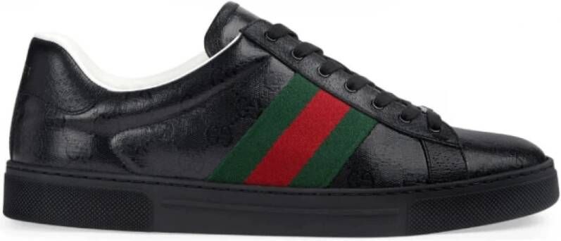 Gucci Klassieke GG Canvas Sneakers Black Heren
