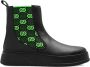 Gucci Zwarte GG Supreme Enkellaarzen Black - Thumbnail 2