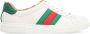 Gucci Leren lage sneakers met webdetail - Thumbnail 1