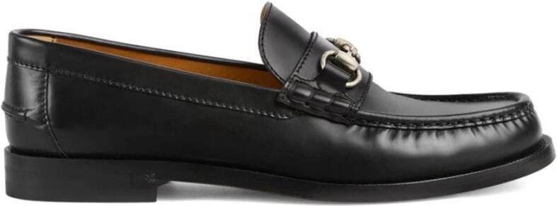 Gucci Leren Loafers met Horsebit Detail