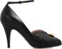 Gucci Leren pumps met Interlocking G-logo Black Dames - Thumbnail 1