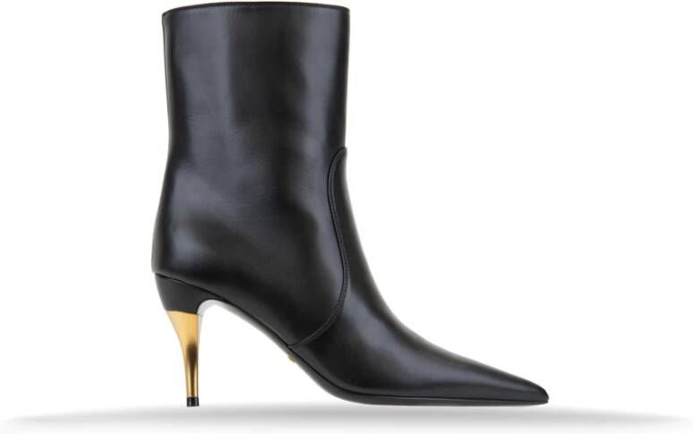 Gucci Leren Rits Enkellaarzen