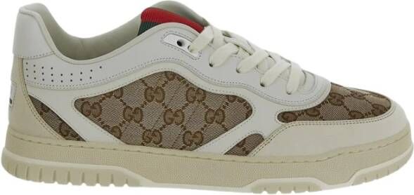 Gucci Leren Sneaker Re-Web Stijl