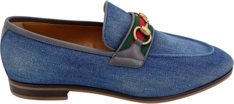 Gucci Loafers Blue Heren