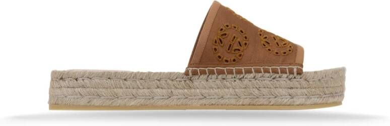 Gucci Logo Geborduurde Slip-On Espadrilles