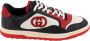 Gucci Logo Sneakers Leer Nylon Veters Rubber Multicolor Heren - Thumbnail 1