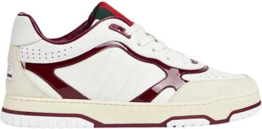 Gucci Re-Web Sneaker Wit Rosso