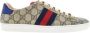 Gucci Retro Low-Top Web Stripe Sneakers Multicolor Dames - Thumbnail 1