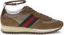 Gucci Retrostijl Sneakers met Afneembare Band - Thumbnail 1