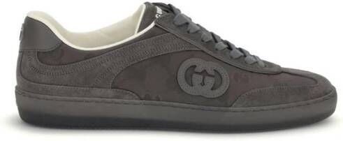 Gucci Retrostijl Sneakers met Premium Materialen