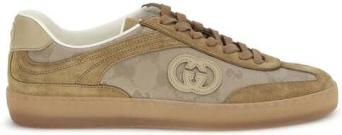 Gucci Retrostijl Sneakers met Premium Materialen