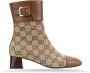 Gucci Ritssluiting Gesp Dames Enkellaars - Thumbnail 1