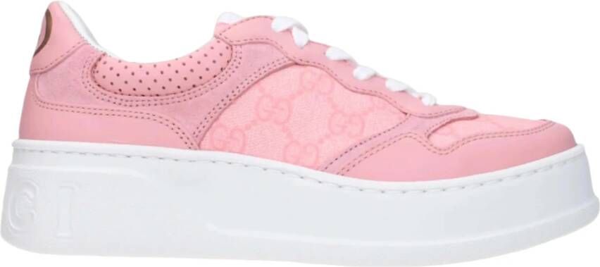 Gucci Roze Witte Chunky Sneaker