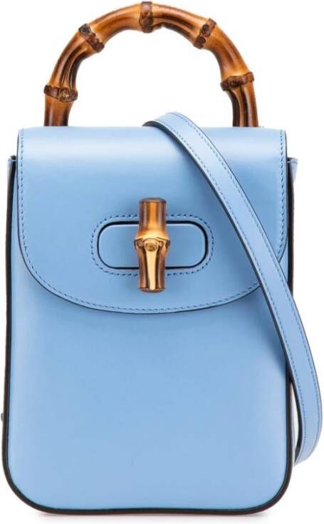 Gucci Vintage Pre-owned Bamboo 1947 Kleine Schoudertas