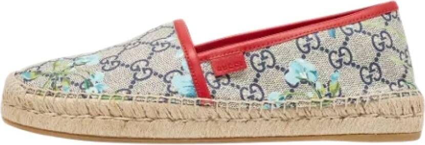 Gucci Vintage Pre-owned Canvas espadrilles Multicolor Dames