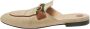 Gucci Vintage Pre-owned Canvas mules Beige Dames - Thumbnail 1