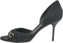 Gucci Vintage Pre-owned Canvas sandals Black Dames - Thumbnail 1