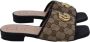 Gucci Vintage Pre-owned Canvas sandals Brown Dames - Thumbnail 1