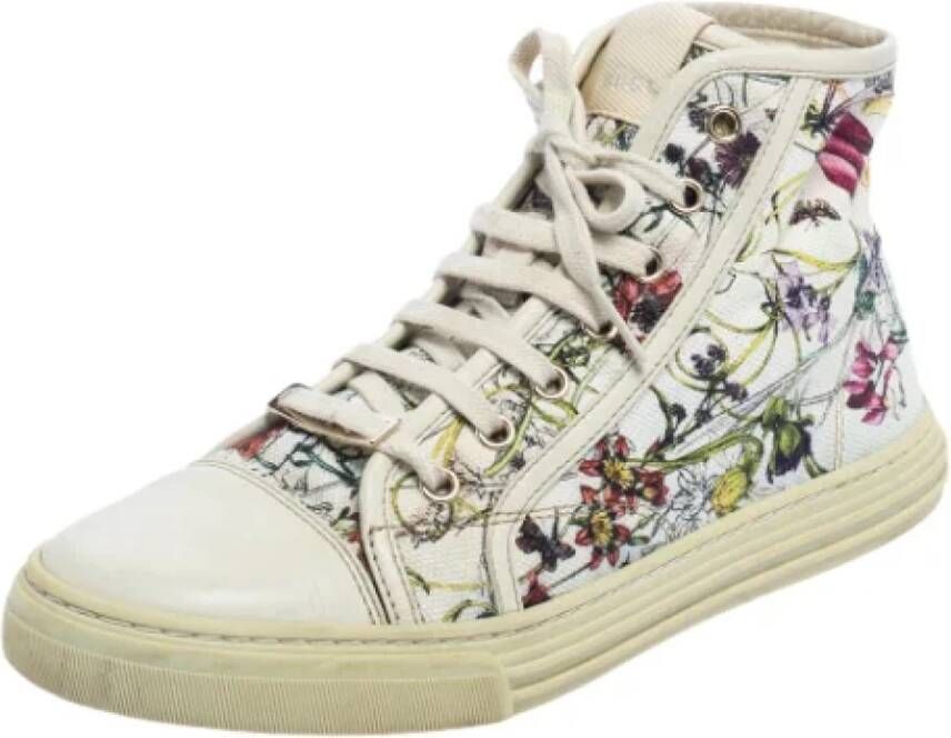 Gucci Vintage Pre-owned Canvas sneakers Multicolor Dames