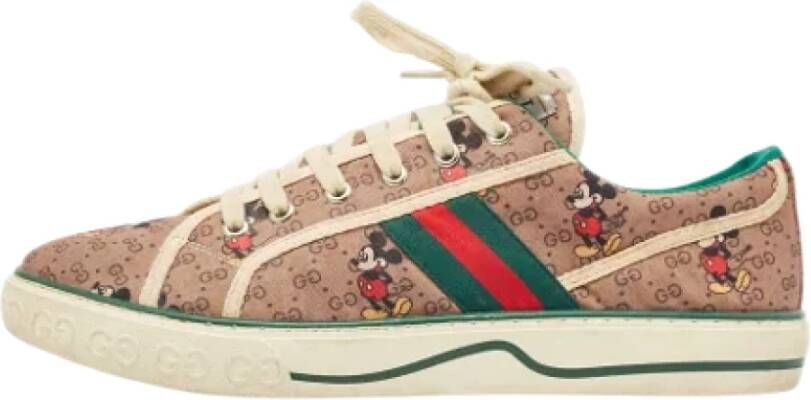 Gucci Vintage Pre-owned Canvas sneakers Multicolor Dames