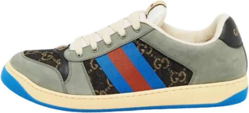 Gucci Vintage Pre-owned Canvas sneakers Multicolor Heren