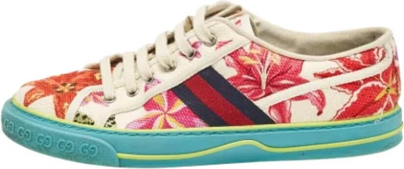 Gucci Vintage Pre-owned Canvas sneakers Multicolor Heren