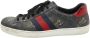 Gucci Vintage Pre-owned Coated canvas sneakers Black Dames - Thumbnail 1