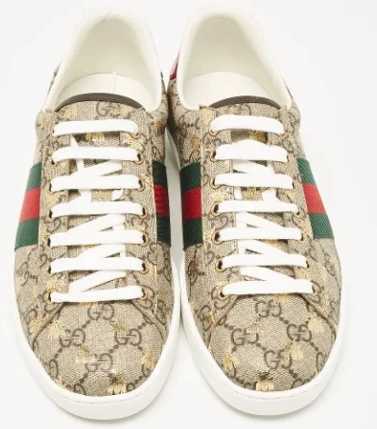 Gucci Vintage Pre-owned Coated canvas sneakers Multicolor Heren
