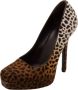 Gucci Vintage Pre-owned Fabric heels Brown Dames - Thumbnail 1