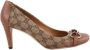 Gucci Vintage Pre-owned Fabric heels Brown Dames - Thumbnail 1