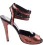 Gucci Vintage Pre-owned Fabric heels Brown Dames - Thumbnail 1