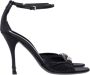 Gucci Vintage Pre-owned Fabric sandals Black Dames - Thumbnail 1