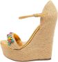 Gucci Vintage Pre-owned Fabric sandals Yellow Dames - Thumbnail 1