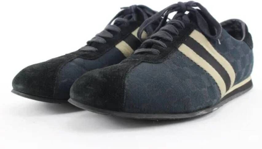 Gucci Vintage Pre-owned Fabric sneakers Black Dames