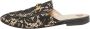 Gucci Vintage Pre-owned Lace flats Black Dames - Thumbnail 1