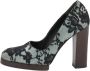 Gucci Vintage Pre-owned Lace heels Black Dames - Thumbnail 1