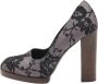 Gucci Vintage Pre-owned Lace heels Black Dames - Thumbnail 1