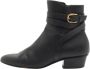 Gucci Vintage Pre-owned Leather boots Black Dames - Thumbnail 1