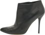 Gucci Vintage Pre-owned Leather boots Black Dames - Thumbnail 1