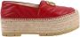 Gucci Vintage Pre-owned Leather espadrilles Red Dames - Thumbnail 1