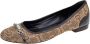 Gucci Vintage Pre-owned Leather flats Beige Dames - Thumbnail 1