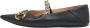 Gucci Vintage Pre-owned Leather flats Black Dames - Thumbnail 1