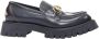 Gucci Vintage Pre-owned Leather flats Black Dames - Thumbnail 1