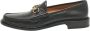 Gucci Vintage Pre-owned Leather flats Black Heren - Thumbnail 1