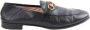 Gucci Vintage Pre-owned Leather flats Black Heren - Thumbnail 1