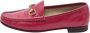 Gucci Vintage Pre-owned Leather flats Pink Dames - Thumbnail 1