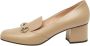 Gucci Vintage Pre-owned Leather heels Beige Dames - Thumbnail 1