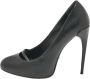 Gucci Vintage Pre-owned Leather heels Black Dames - Thumbnail 1