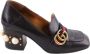 Gucci Vintage Pre-owned Leather heels Black Dames - Thumbnail 1