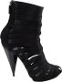 Gucci Vintage Pre-owned Leather heels Black Dames - Thumbnail 1